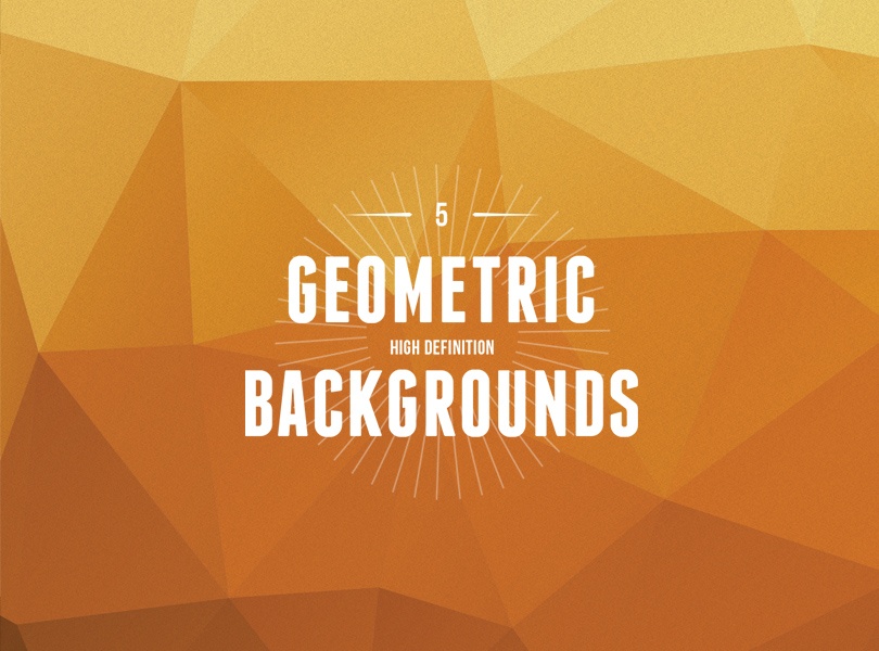 5 High Definition Geometric Backgrounds