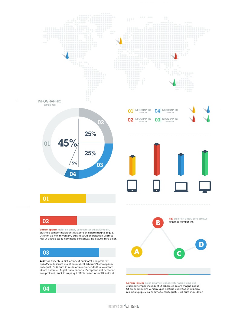 Free Vector Information Graphic Kit