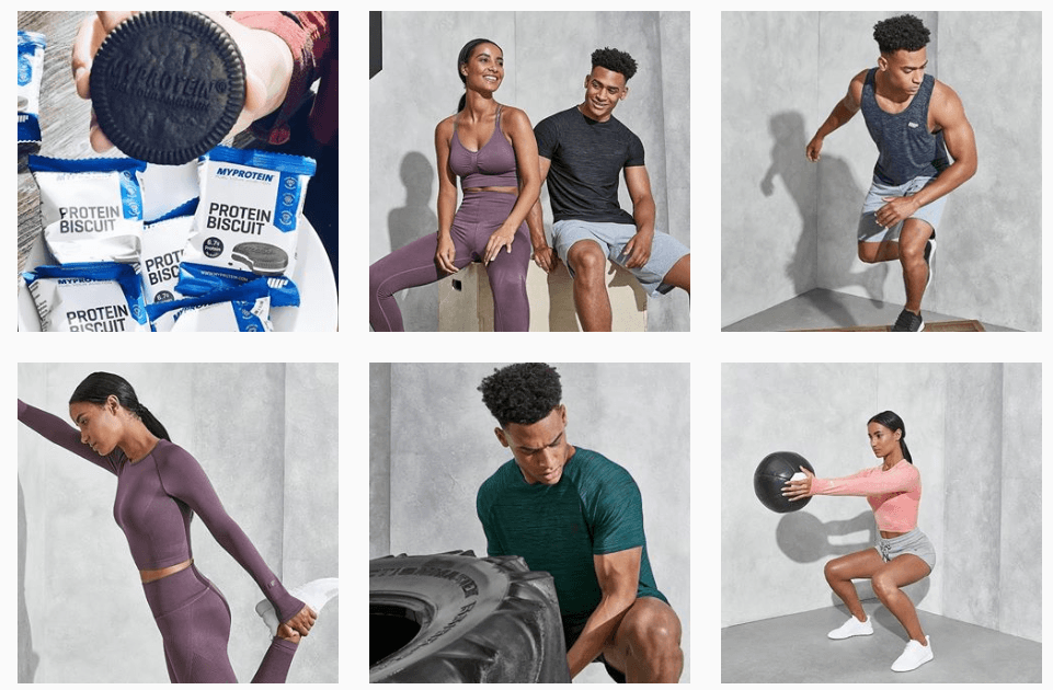 what is ecommerce - myprotein Instagram