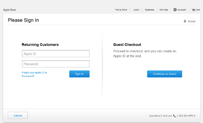 Apple Checkout Design