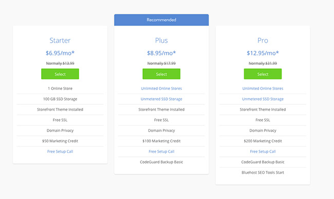 Choose a Domain and Hosting Account from bluehost