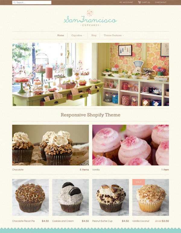 Responsive ecommerce theme