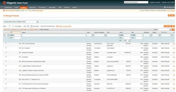 Magento admin panel - Magento review