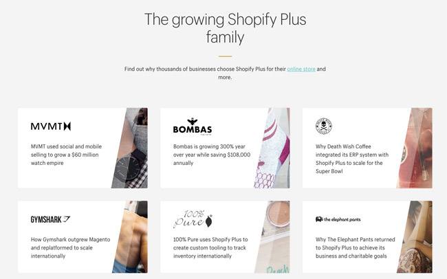 shopify pricing - shopify plus