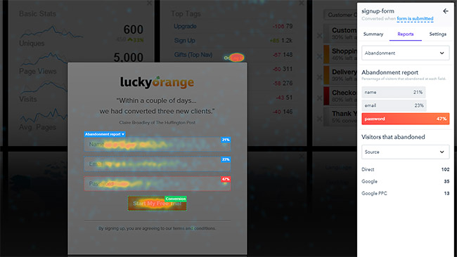 shopify apps - lucky orange