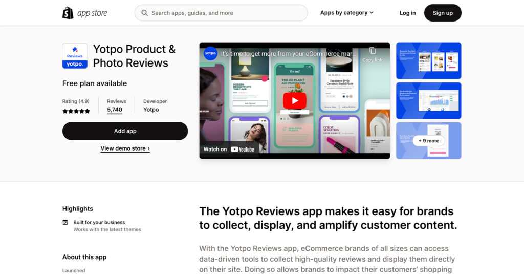 yotpo - best shopify apps