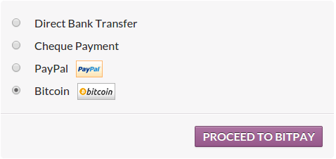 Bitcoin for WooCommerce after configuration