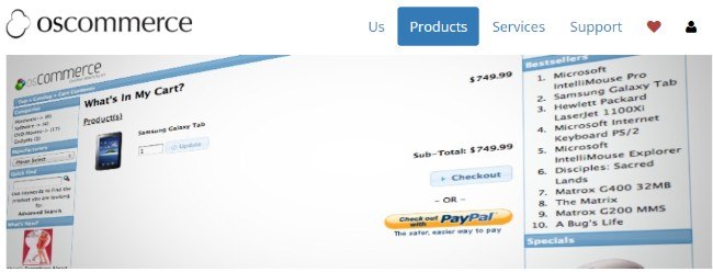 open source ecommerce - oscommerce