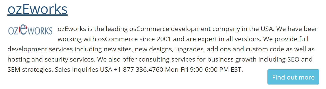 open source ecommerce - partners oscommerce