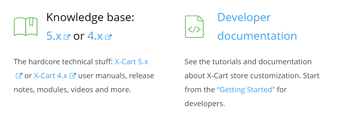 open source ecommerce - x-cart support