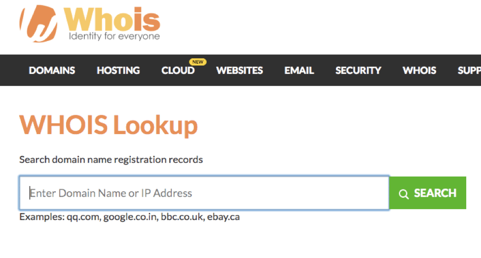 WHOIS Lookup