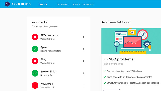 best shopify plugins - Plug in SEO