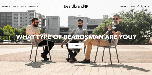 best shopify stores - beardbrand