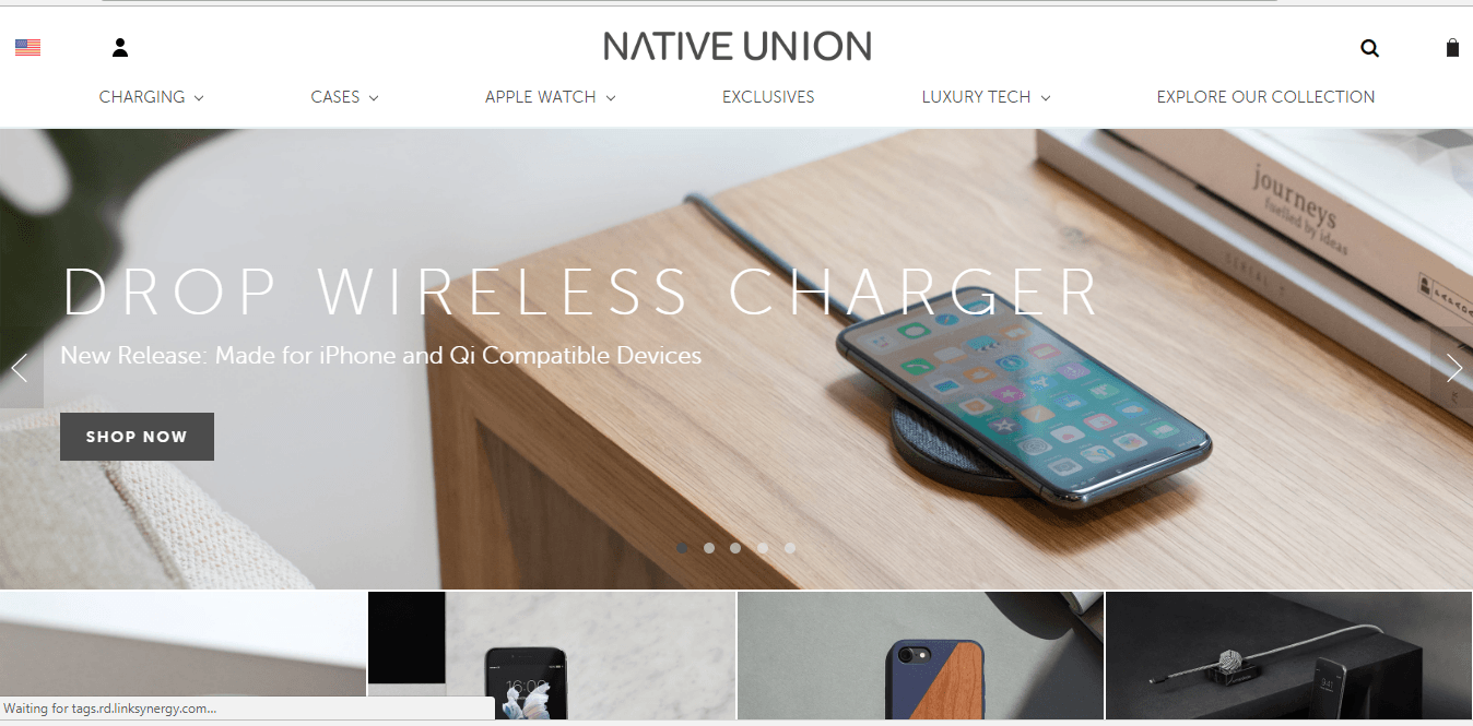 ecommerce website - native union