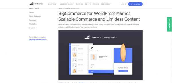 BigCommerce WordPress Plugin