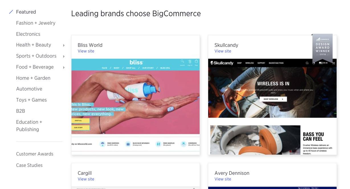 bigcommerce clients