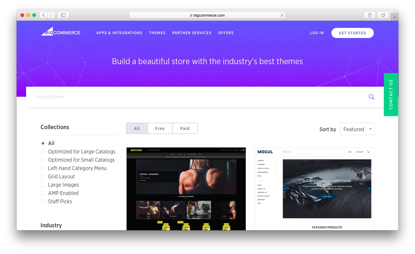 bigcommerce themes