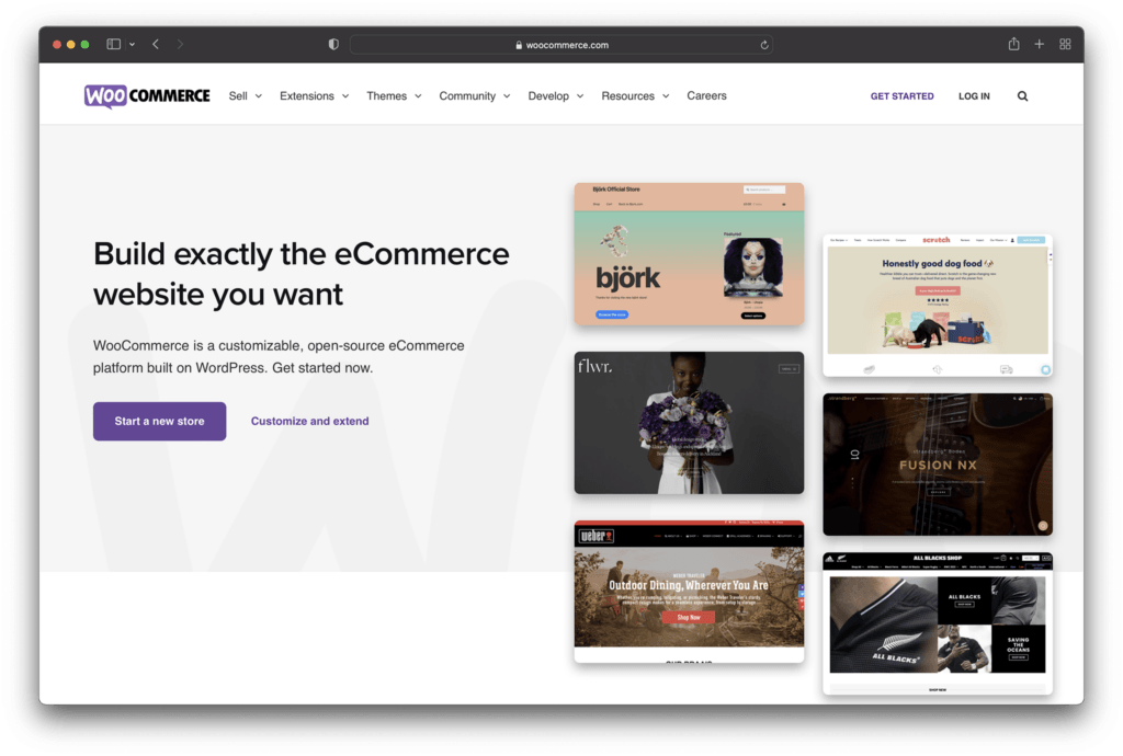 an open source ecommerce platform - WooCommerce