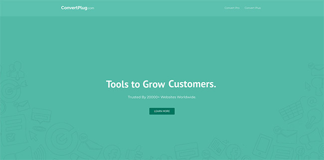 convertplug homepage