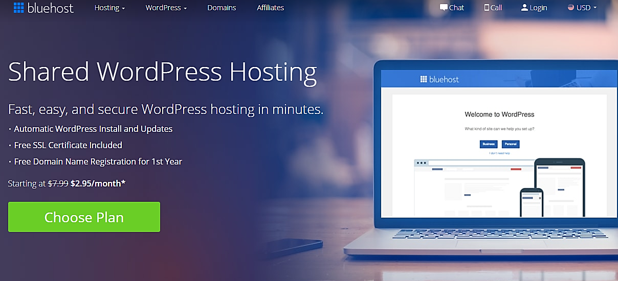 Kinsta Alternative: Bluehost