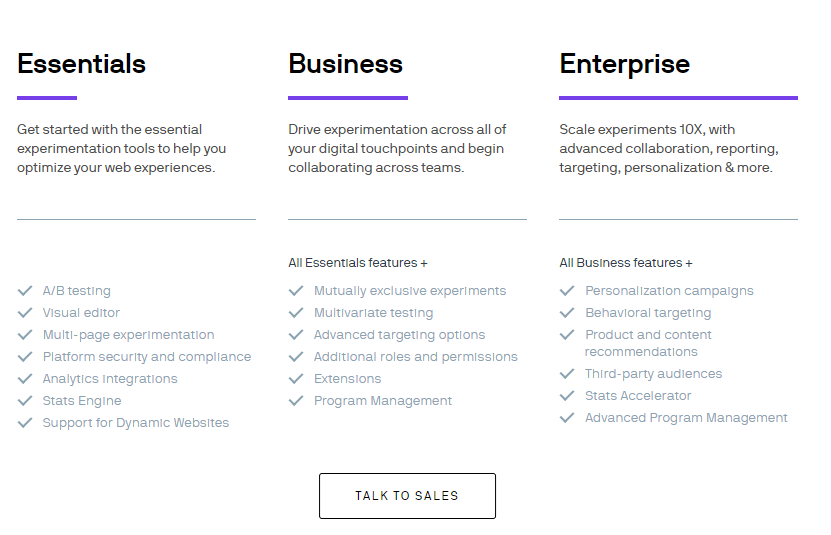 optimizley pricing