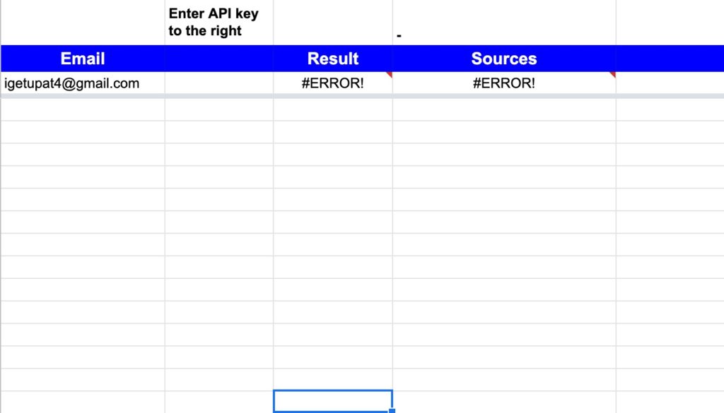 email tolkit email verifier sheet example