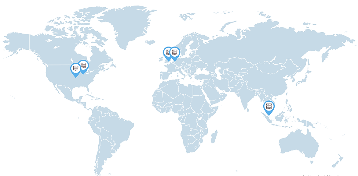 bluehost server locations