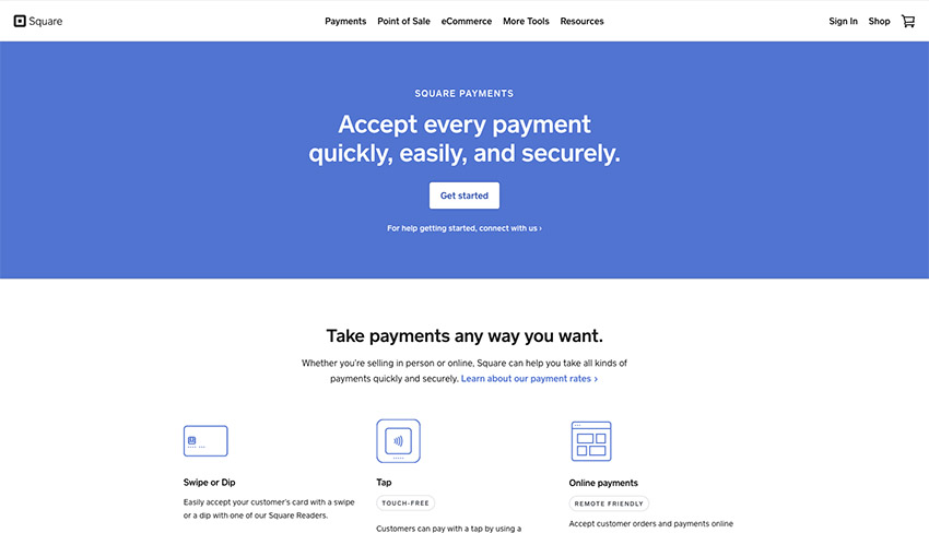 square payments - moonclerk alternative