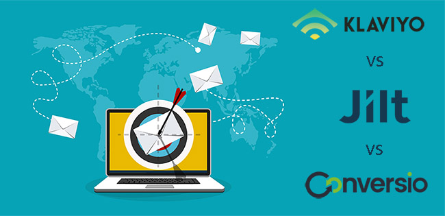 Klaviyo vs Conversio vs Jilt Comparison: An Ecommerce Marketing Battle