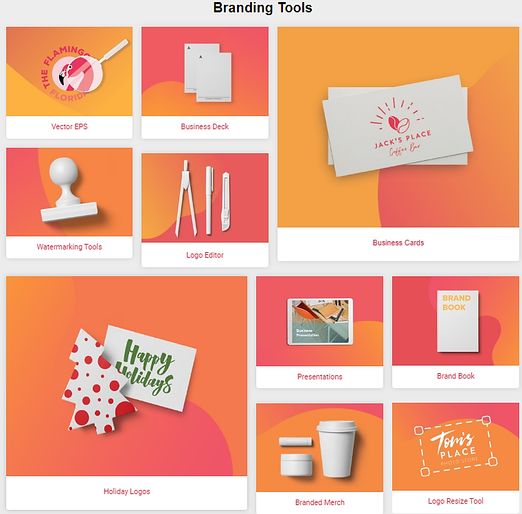 tailor brands branding tools