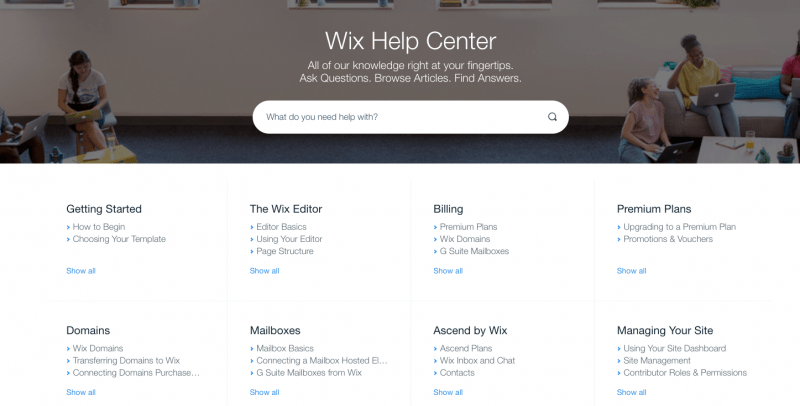 wix help center