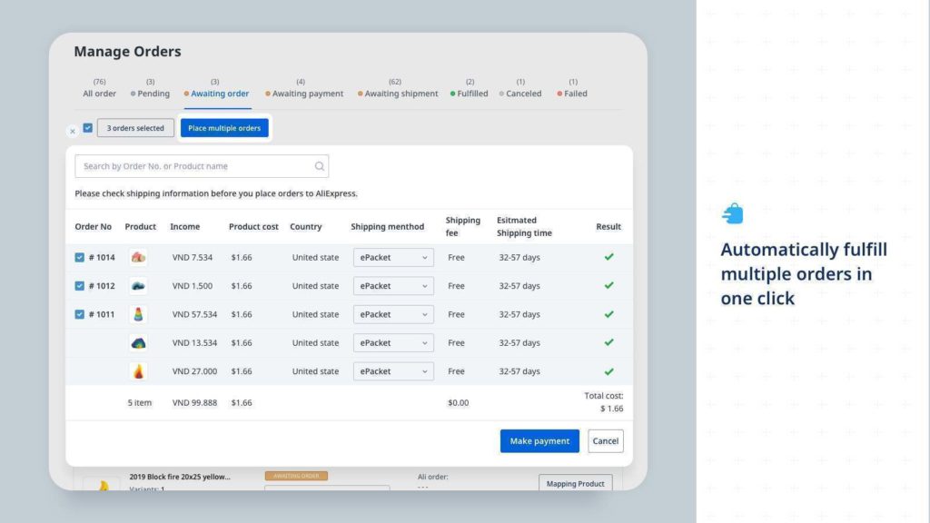 shopbase review - fropship connector