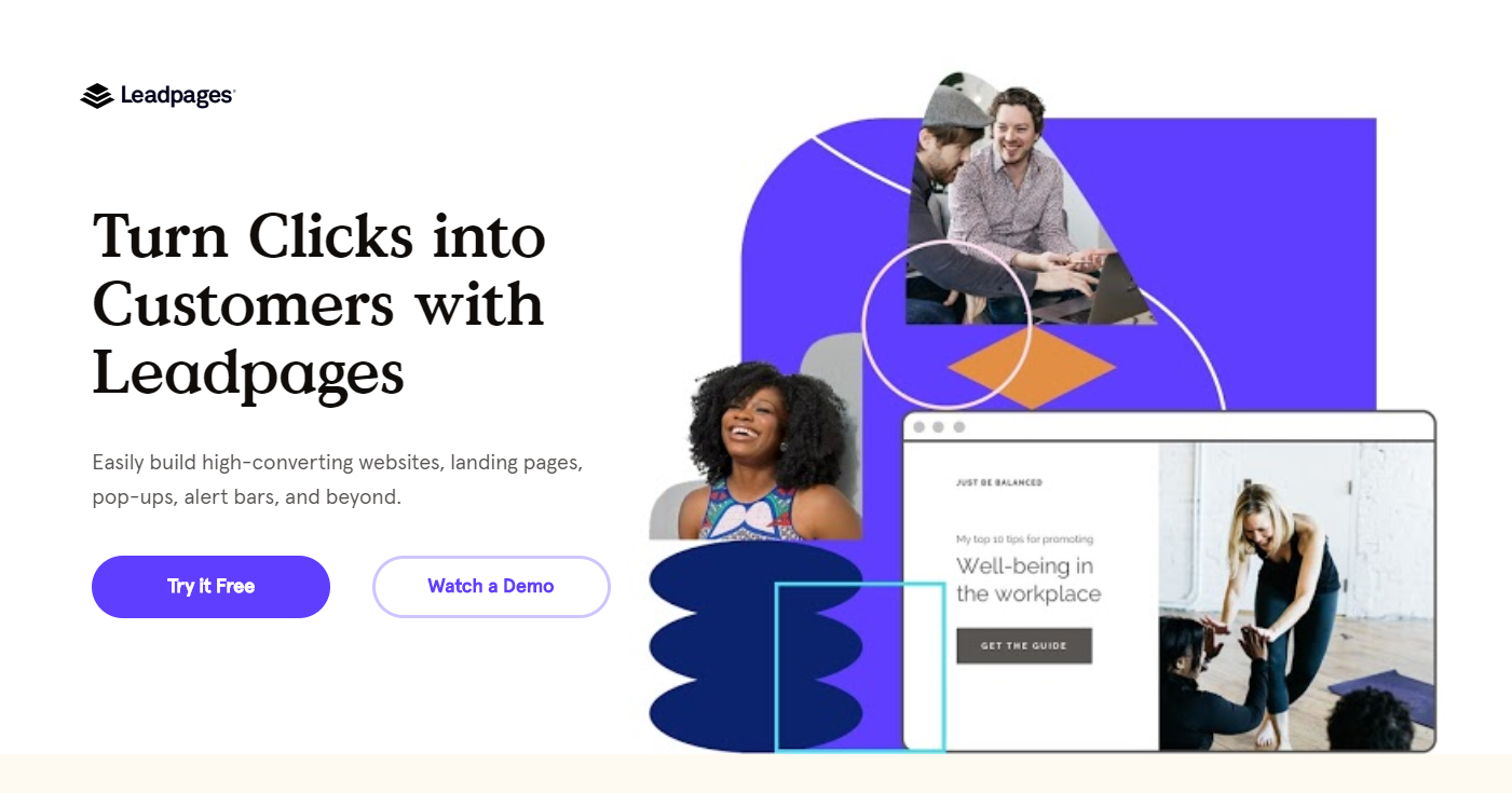 leadpages landing page