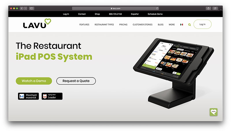 lavu pos homepage