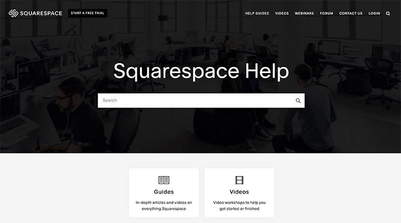 squarespace help center