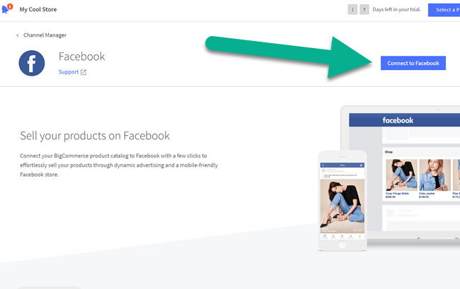 connect - how to sell on Facebook