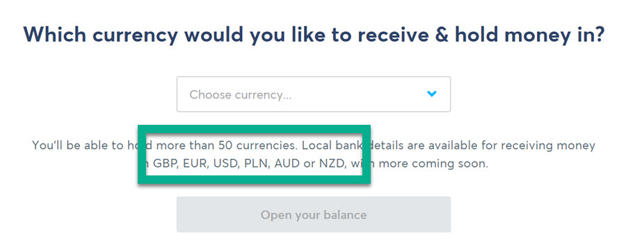 how to use TransferWise currencies