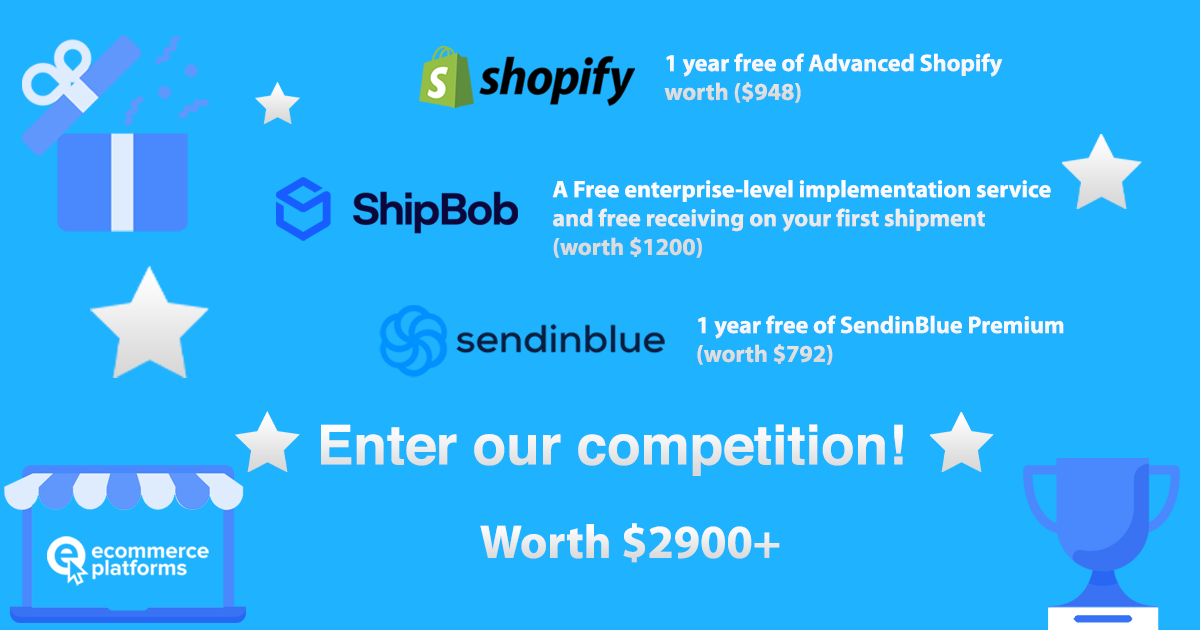 Win 12 Months of Advanced Shopify and SendinBlue Premium plus Free Enterprise-level Implementation Service from ShipBob, Worth $2900+