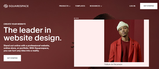 squarespace homepage