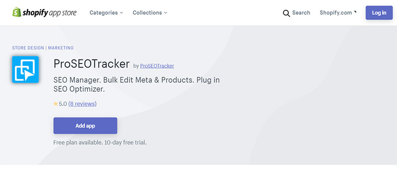 ProSEOTracker - Best Shopify SEO Apps