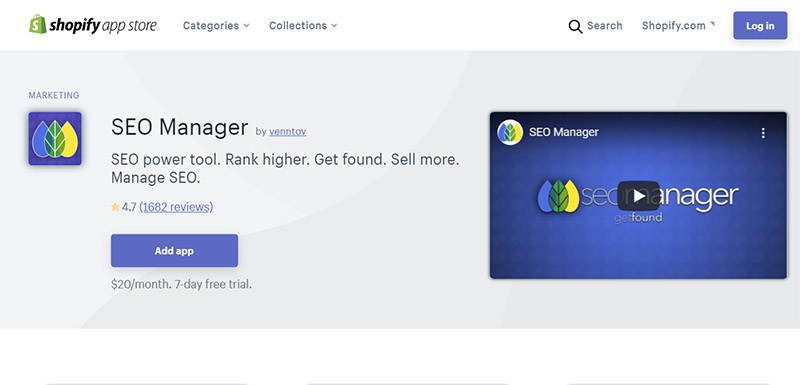 SEO Manager - Best Shopify SEO Apps