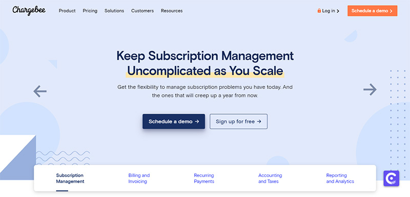 chargebee features - chargebee vs recurly