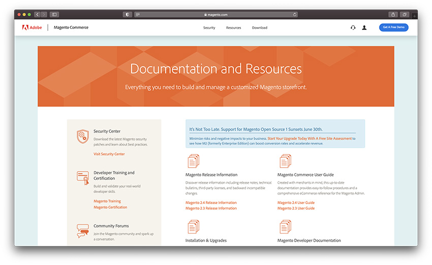 magento technical resources