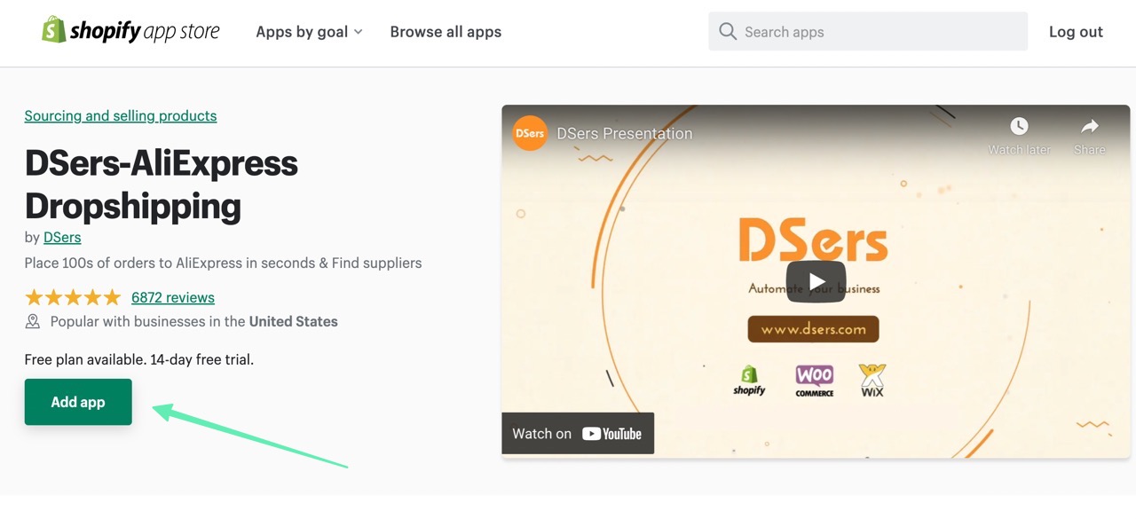 DSers app moving from Oberlo review 