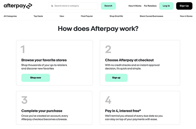 how does afterpay work