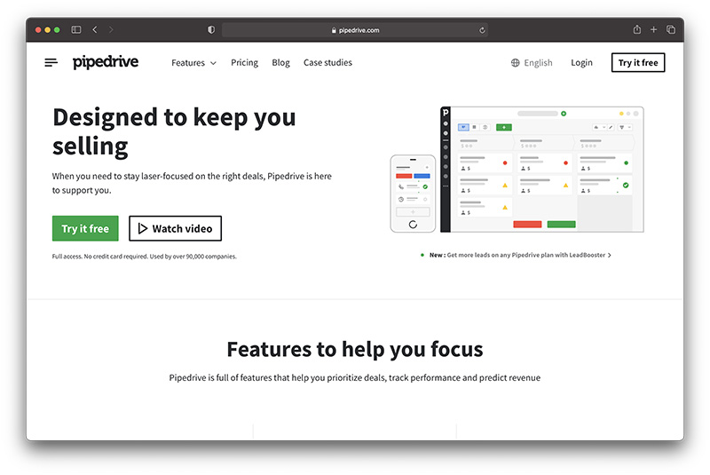 pipedrive crm for small business