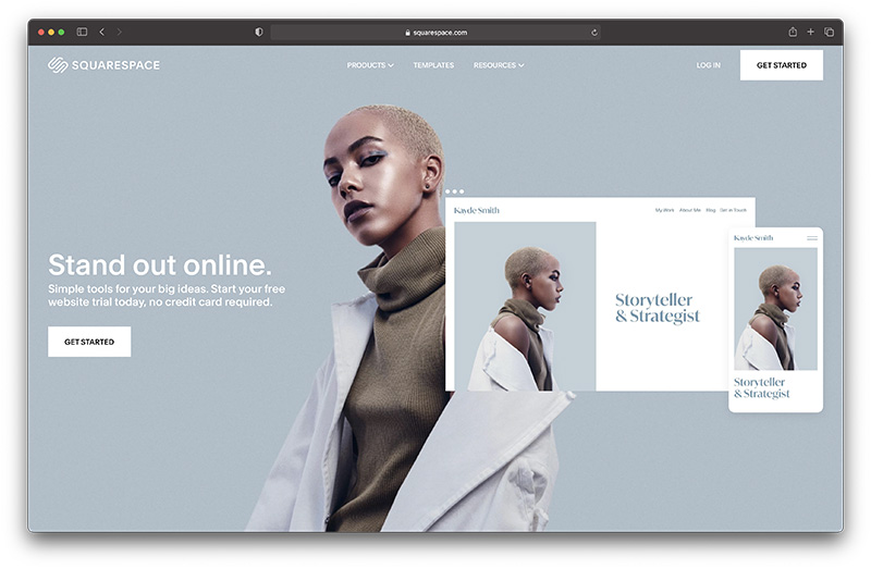 squarespace homepage - drupal alternatives