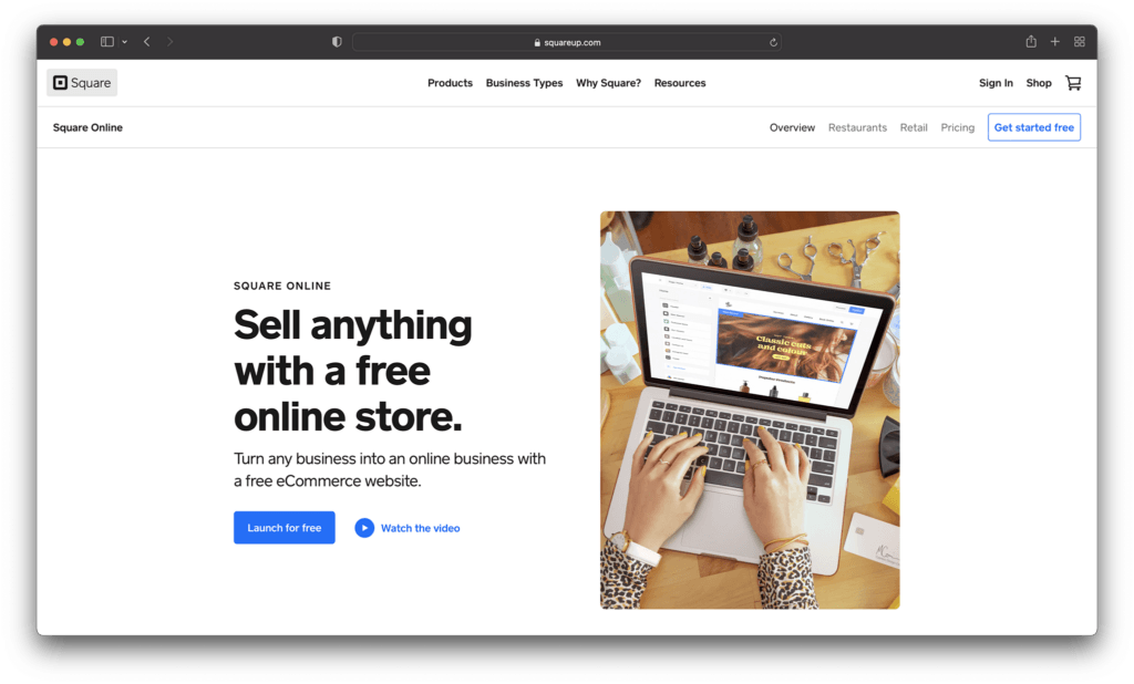 square online - best shopify alternatives