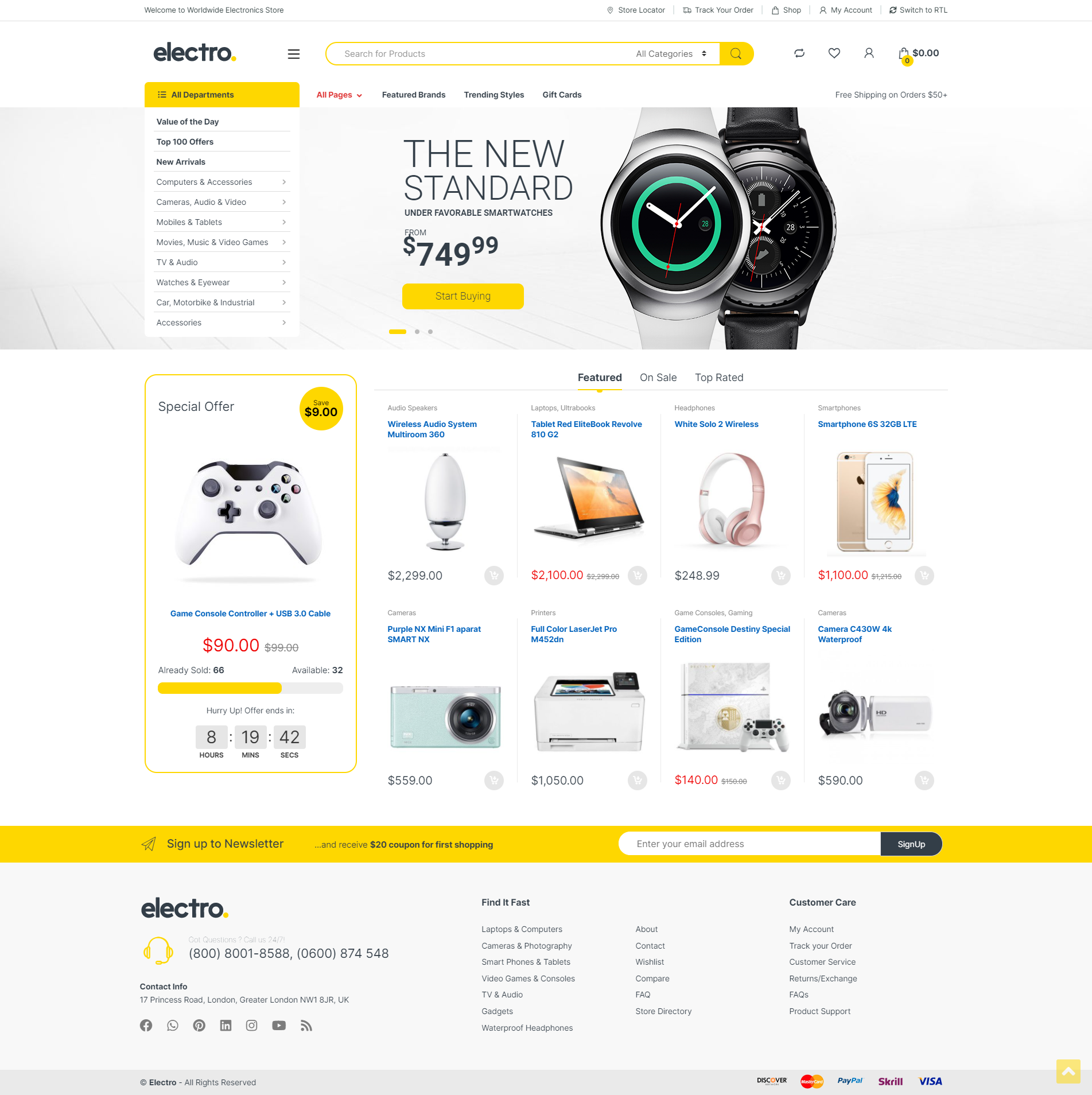 electro - best WooCommerce themes