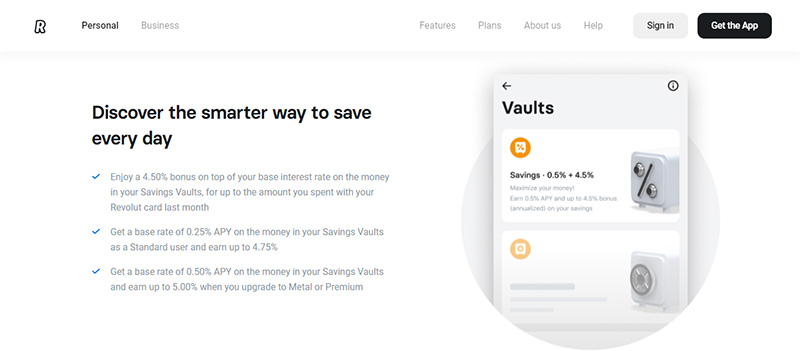 revolut vaults